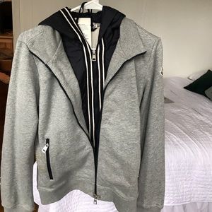 Moncler Lighweight sweatshirt/jacket with hood